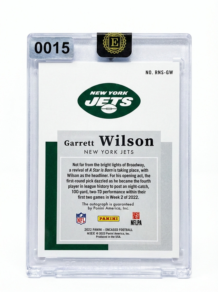 Garrett Wilson Rookie Card 68 of 99 Panini NFL Rising Star Modern Collectible